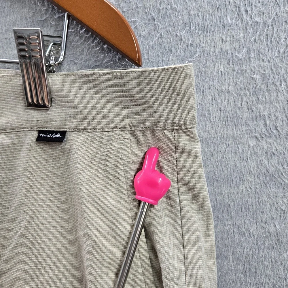Travismathew Men Shorts 36 Brown Chino Casual Button 10